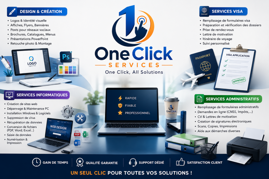 OneClick Services - portfolio - 0