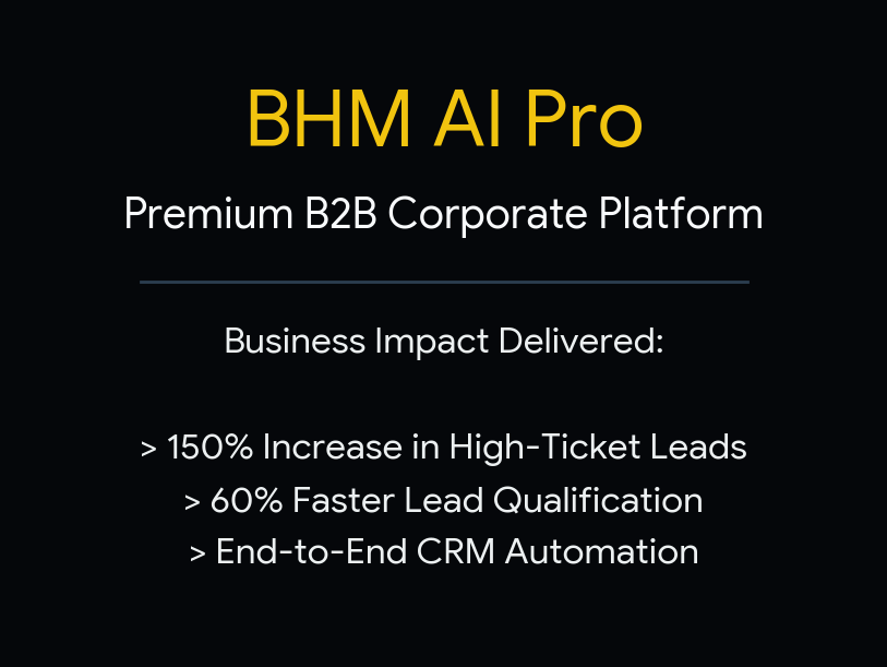 BHM AI PRO - portfolio - 1