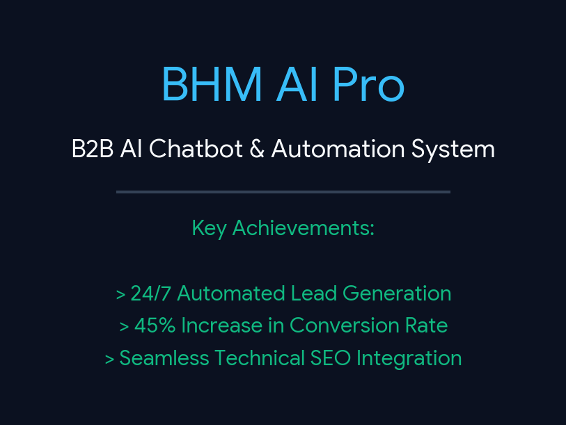 BHM AI PRO - portfolio - 2