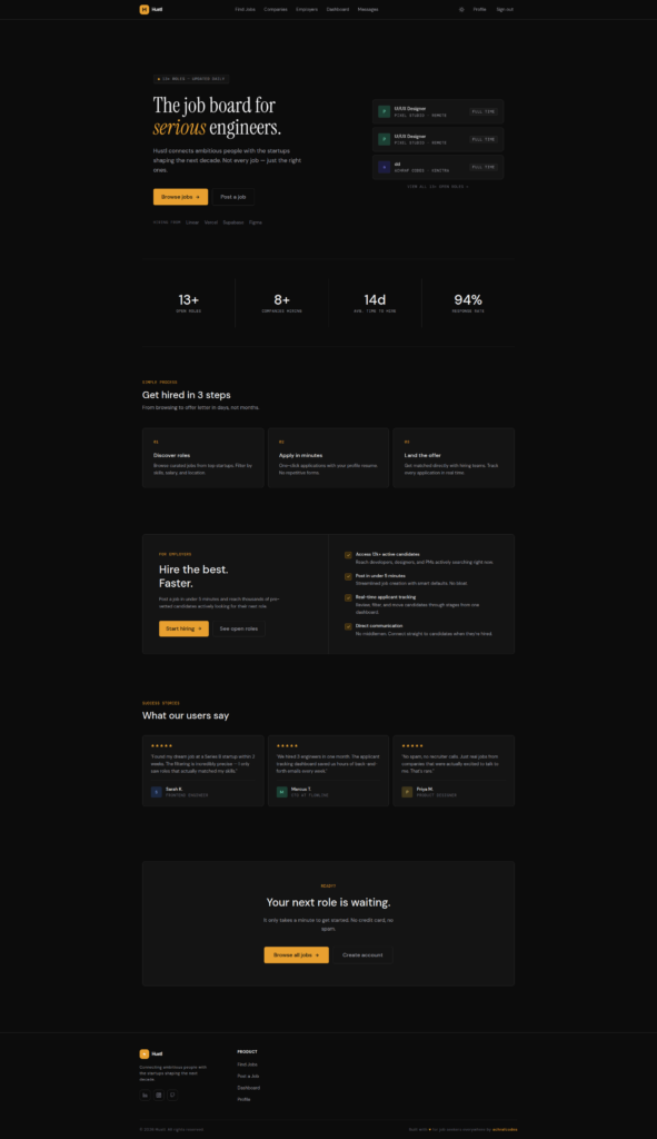 Création de site web ou application full-stack (React, Next.js) - portfolio - 2