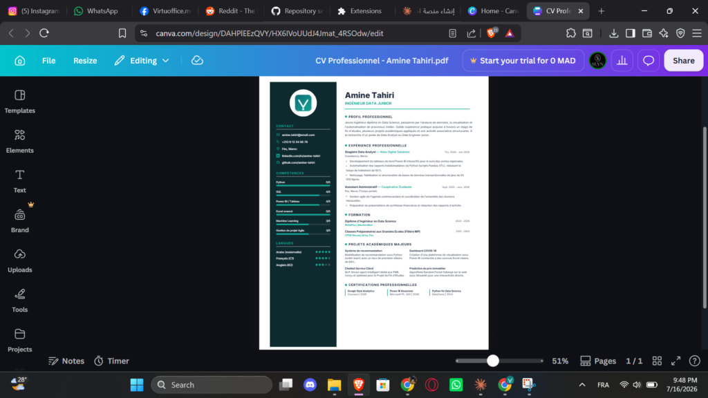 سير ذاتية وعروض جامعية للطلبة | خدمات طلابية عن بُعد - VirtuOffice.MENA