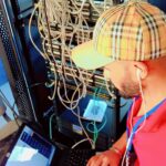 🌐 Optimisation Wi-Fi & Pose des Points d'accès, prise réseau murale RJ45, et Brassage et rangement d'un coffret réseau domestique - الدار البيضاء