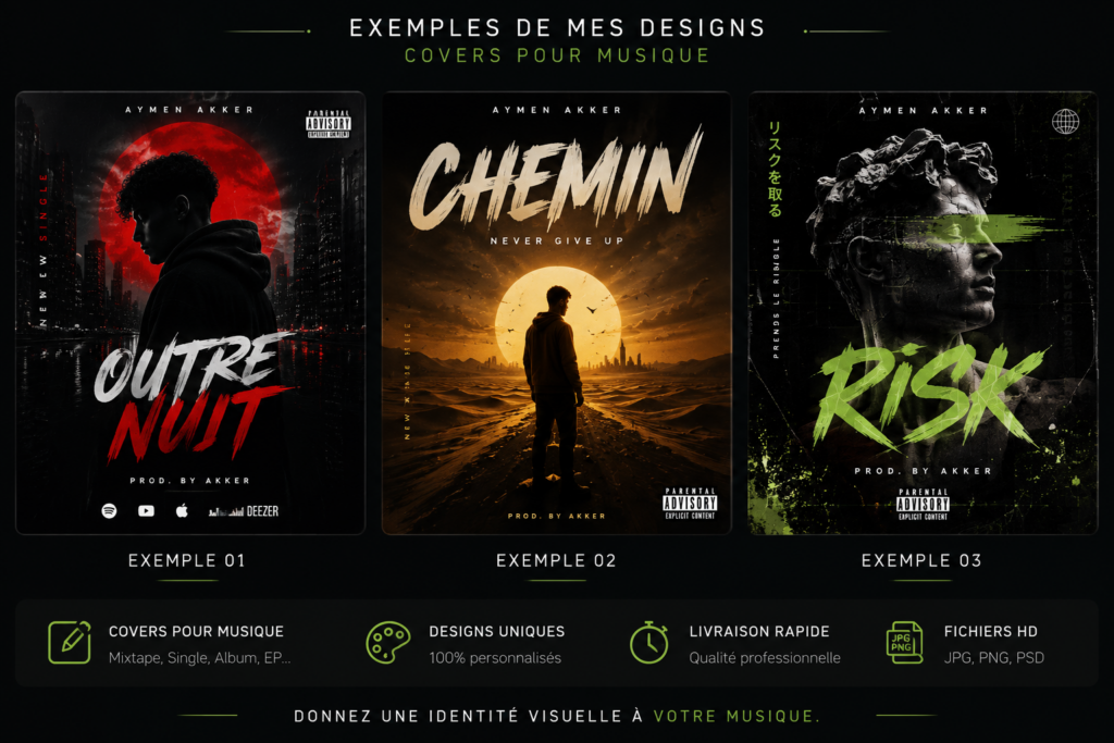 Création de cover pour musique - portfolio - 0