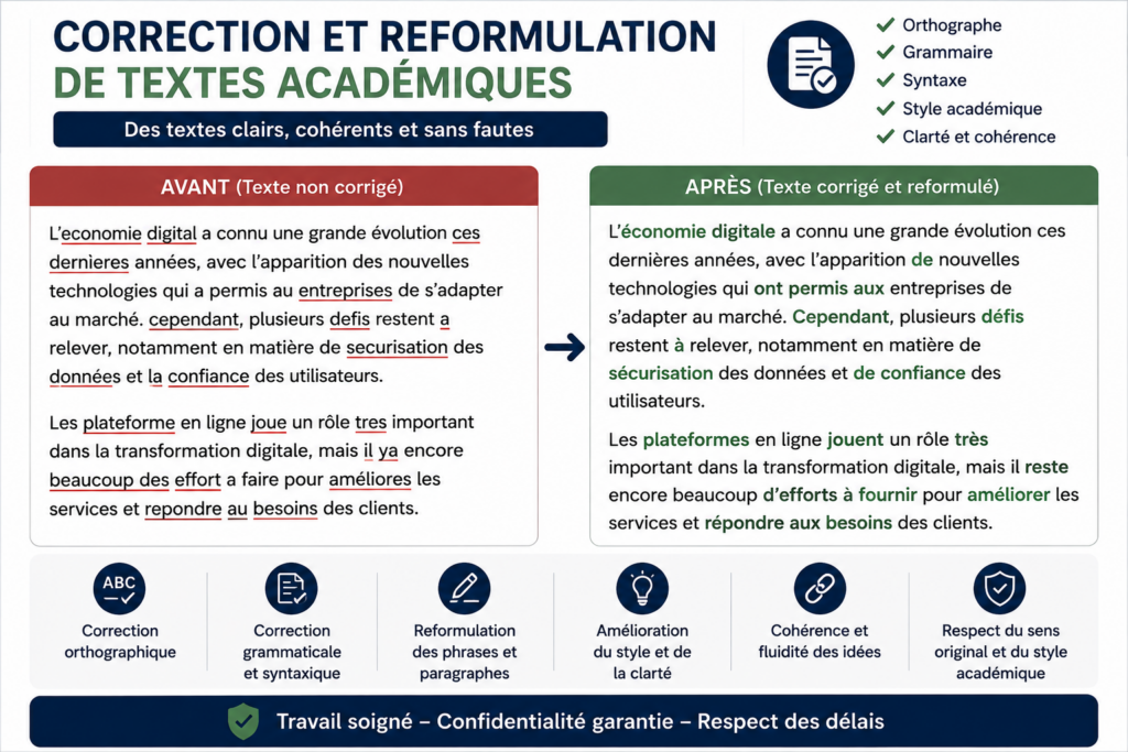 Correction et reformulation de textes académiques - portfolio - 1