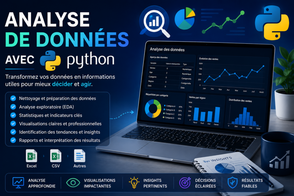 Je vais analyser vos données avec Python et créer des visualisations professionnelles - portfolio - 0