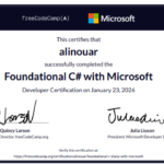 Certificat freecodecamp C#