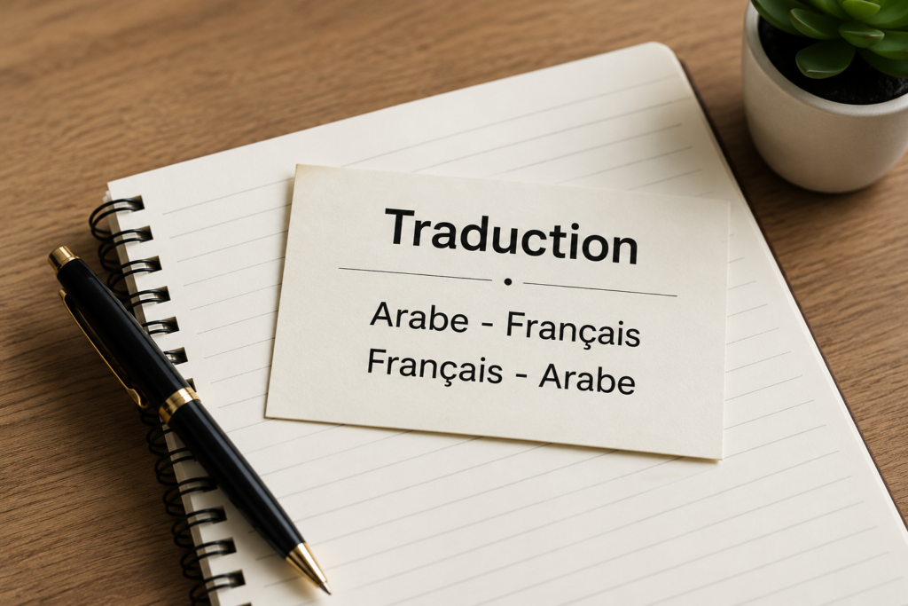 traduction arabe-français et français-arabe - portfolio - 0