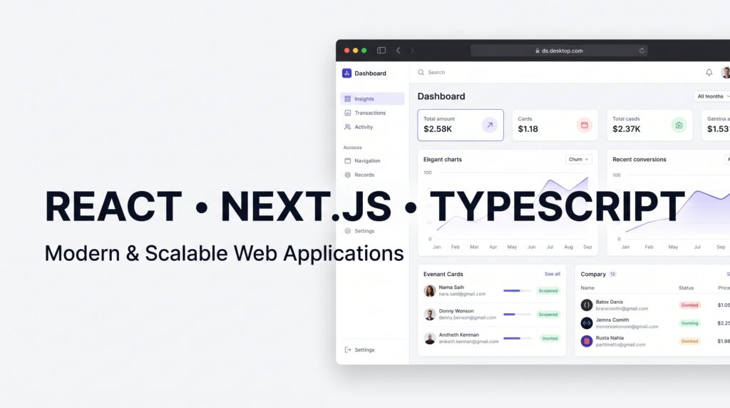 Développer ou améliorer votre application web avec React / Next.js