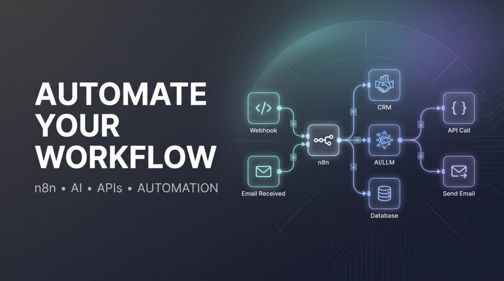 Je vais automatiser vos processus avec n8n et l'intelligence artificielle