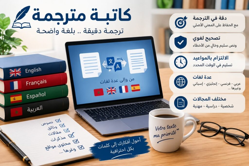 سأقوم بترجمة النصوص والوثائق بطريقة واضحة ودقيقة - portfolio - 1